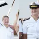 Kroņprincese Leonora mirdz baltā Spānijas flotē: nākamās karalienes jūras apmācības kulminācija