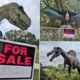 Milzu dinozauri meklē jaunas mājas: Ņūdžersijas parks izpārdod kolekciju "Facebook Marketplace"