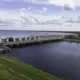Rīgas HES ūdens līmenis krītas: vērienīga infrastruktūras atjaunošana Daugavā