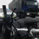 Smags negadījums Ķengaragā: Motociklists ar lielu ātrumu ietriecas slidena ceļa segumā