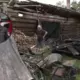 Taurenē zibens spēriens noposta vairāk nekā 100 gadu vecu māju