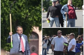 Ainārs Šlesers pie Brīvības Pieminekļa Uzrunā Krieviski: Provokatīvs Aicinājums Mainīt Varu un Šķeltās Sabiedrības Spogulis