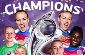 Anglija dramatiskā Sieviešu EURO 2025 finālā pārspēj Spāniju pēcspēles soda sitienos