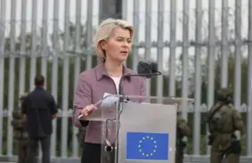 Eiropas Komisijas prezidente Putinu nodēvē par plēsoņu, Polijas–Baltkrievijas robežā apliecinot stingru atbalstu Ukrainai un ES austrumu robežu drošībai