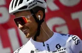 Emīls Liepiņš ar stabilu sniegumu sāk “Tour of Britain” velobraucienu, finišējot lielajā grupā