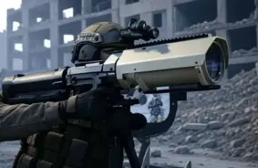 Francijas lāzera šautene HELMA-LP: neuzkrītošs ierocis pret droniem un izlūkošanu