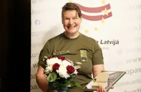 Frontes mediķe Cīrule: Cilvēku atzinība ir kā dzīvības eliksīrs karā