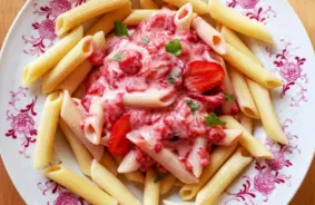 Igas Šviontekas neparastie makaroni ar zemenēm satricina internetu un Vimbldonas sirdis