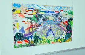 Jēkabpilī vērienīgi atklāta 34. "Lielā vasaras izstāde": klasiķi satiekas ar jaunajiem talantiem