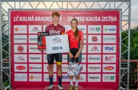 Kancers un Skujiņa ar jauniem trases rekordiem triumfē Latvijas čempionātā un MSĢ kausā Siguldā