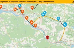 Kārtējā traģēdija uz Daugavpils šosejas: bloķēta satiksme un aicinājums izvēlēties apkārtceļus