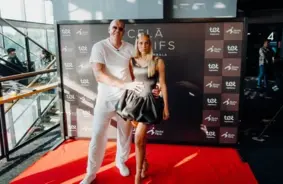 Kaspars un Olga Kambalas atver jaunu kosmētikas veikalu “Kambalao”