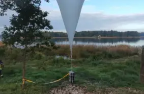 Krāslavas novadā gaisa balons nogādājis kontrabandas cigaretes