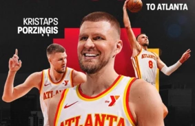 Kristaps Porziņģis oficiāli pievienojies Atlantas „Hawks” – „Vienradzis” meklēs jaunu čempiontitulu vanagu ligzdā
