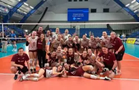 Latvijas Volejbolistes Tallinā Divreiz Iespaidīgi Pieveic Igauniju Pirms EČ Kvalifikācijas