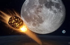 MIT atrisina Mēness magnētisma mīklu: meteorīts vienā pusē, magnētisms otrā?