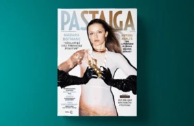 Madara Botmane jaunajā "Pastaigā": Bērnības sapnis piepildās "StaroJums" tērpu parādē XIII Skolu jaunatnes svētkos