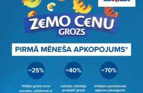 „Maxima” „Zemo cenu grozs” triumfē: katrs otrais klients izmanto piedāvājumus