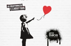 Mīklainais banksy beidzot nonācis rīgā ar izstādi vidzemes tirgū