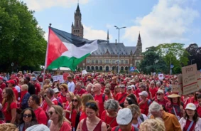 Milzu protesti Hāgā un Briselē: Eiropa pieprasa apturēt ciešanas Gazā
