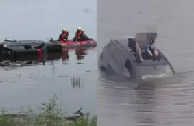 Ogres "Titāniks": Melnais "BMW" Iebrūk Daugavā, Aizdomas par Reibumu un Pārgalvību