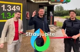 Oskara Zeizas atgriešanās degvielas tirgū sašķeļ sabiedrību: "Straujupītes" jaunās stacijas atklāšana Siguldā