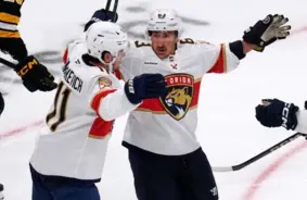 Pantheru atgriešanās triumfs: Mārčenda emocionālā spēle Bostonā noslēdzas ar uzvaru pār Bruins