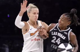 Pārsteidzošs pavērsiens WNBA: "Mercury" uzvaru sērija aprāvās pret "Aces" drāmā Fīniksā