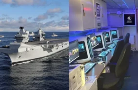 Pasaulē pirmā spēļu istaba uz aviācijas bāzes kuģa: HMS Prince of Wales maina jūrnieku atpūtu