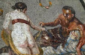 Pēc gadu desmitiem atgriežas nacistu nozagtā Pompejas mozaīka