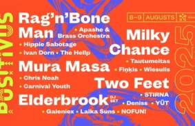 “Positivus Festival 2025” atklāj episku programmu: Mura Masa, Rag'n'Bone Man un pašmāju zvaigznes Lucavsalā!