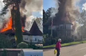 Postošais ugunsgrēks Jūrmalā: Liesmas negrieza žēlastību, ģimene zaudējusi visu