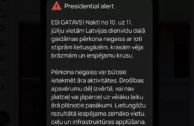 «Presidential Alert» Latvijā? VUGD skaidro jauno trauksmes paziņojumu izcelsmi un sistēmas nianses