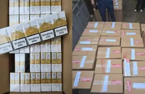 Rīgā atklāts nelegālo cigarešu epicentrs: izņemti vairāk nekā miljons smēķu
