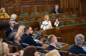 Siliņu samulsina "Progresīvo" Gazas retorika: Koalīcijas iekšienē valda neizpratne par publisko "uzbrukumu" ārlietu ministrei