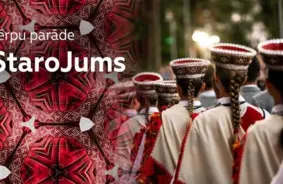 “Starojums”: bērnu un jauniešu tērpu parāde XIII Latvijas Skolu jaunatnes dziesmu un deju svētku kulminācijā – tiešraide jau šodien!
