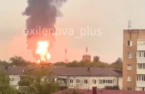 Uguns stabi virs Samaras: ukraiņu droni aizdedzina Novokuibiševas naftas rūpnīcu, Krievija cieš no atbildes triecieniem