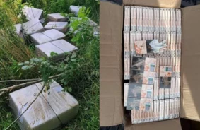Valsts policija Krāslavā pārtver masīvu kontrabandas cigarešu kravu un aiztur trīs vīriešus
