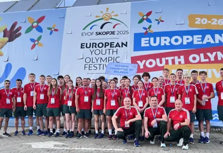 Baltkrievijas nacionālā komanda Eiropas Jaunatnes vasaras olimpiskajā festivālā Skopjē: Morālā dilemmu krustugunīs