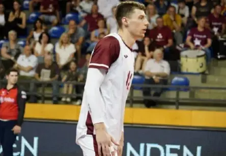 Latvijas Volejbola Zvaigzne Gustavs Freimanis Pieņemas Spēkā Beļģijas Grandā Māseikas "Greenyard"