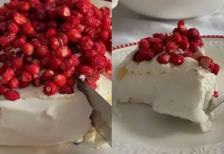 Maigā Pavlovas kūka: vasaras garšas svētki ar dabas dāsnākajām ogām