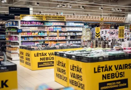 Maxima izsludina grandiozu noliktavas izpārdošanu: preces no 5 centiem