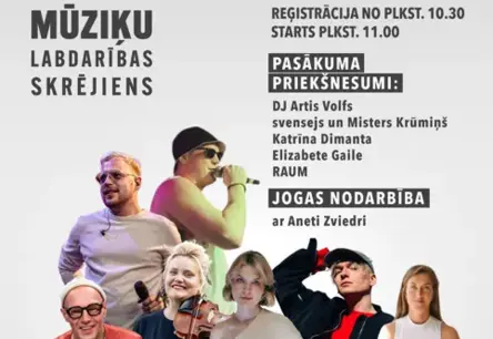 Mūziķu labdarības skrējiens Māras dārzā pulcē atbalstītājus un izceļ radošo industriju veselības jautājumus