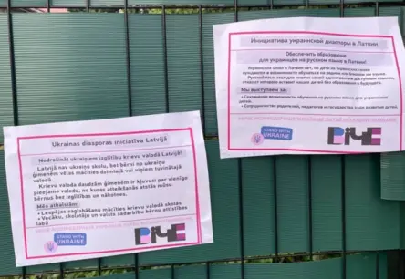 Satraucoša provokācija Ventspilī: ukraiņu kopienas vārdā izplatītas skrejlapas par krievu valodu skolās