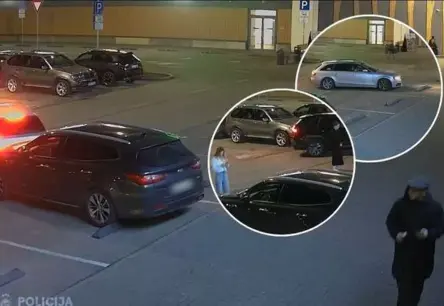 Ulbrokā pie “Sāgas”: Sudraba "Audi" Apskādē Auto un Kaunpilni Aizbēg – Policija Meklē Lieciniekus