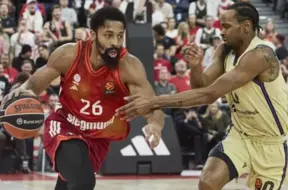 „Barcelona“ triumfē Minhenē, „Žalgirim“ zaudējums Pirejās ULEB Eirolīgas 10. kārtā