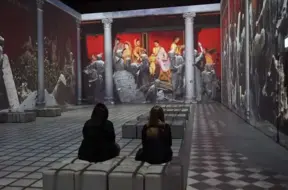 Digitālā izstāde Londonā: dodieties ceļojumā uz seno Pompeju un izbaudiet tās pēdējo dienu drāmu