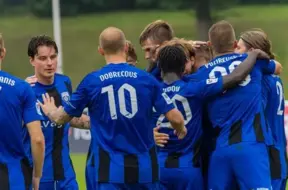 Drama virslīgas pēdējā kārtā: "Grobiņa" ar vēlām vārtiem izsauc "Mettai" atvadīšanos no elites