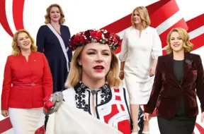 Evika Siliņa sarkanbaltsarkanajā – patriotisma un stila manifests Latvijas svētkos