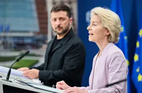 Fon der Leiena aicina ES dalībvalstis vienoties par 135,7 miljardu eiro finansējumu Ukrainai – nav vieglu risinājumu